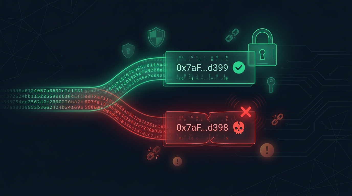 Attaques par empoisonnement d'adresses crypto